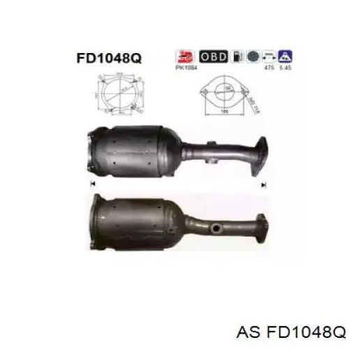 Купить DPF095 Polcar Сажевый фильтр дпф