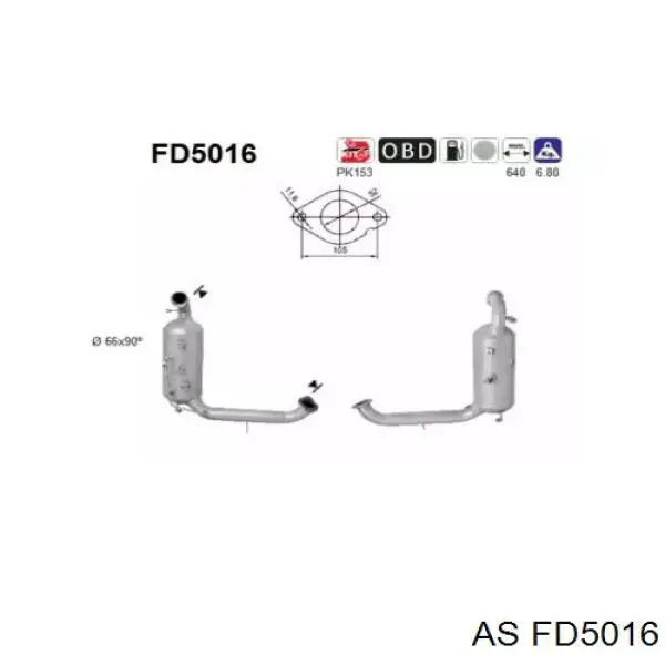FD5016 AS/Auto Storm Сажевый фильтр DPF
