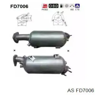 FD7006 AS/Auto Storm сажевый фильтр системы отработавших газов