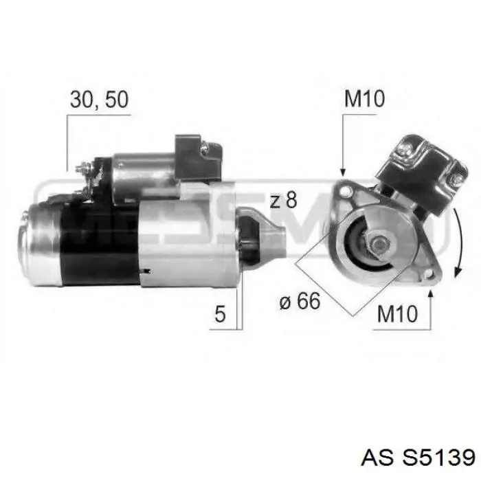 Стартер AS/Auto Storm S5200 цена, от 106.63 USD