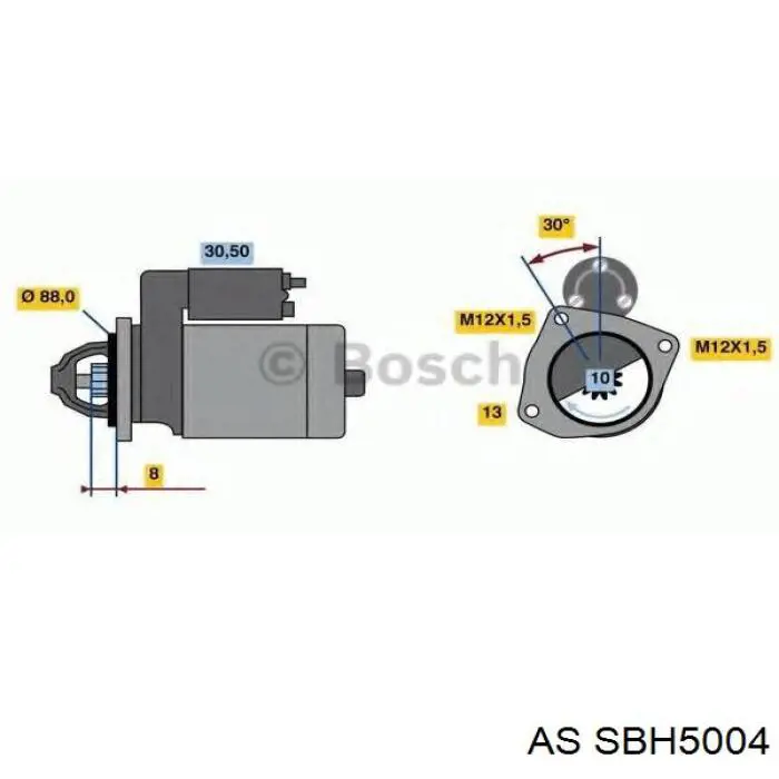 Щеткодержатель стартера AS/Auto Storm SBH5004 цена, от 6.61 USD