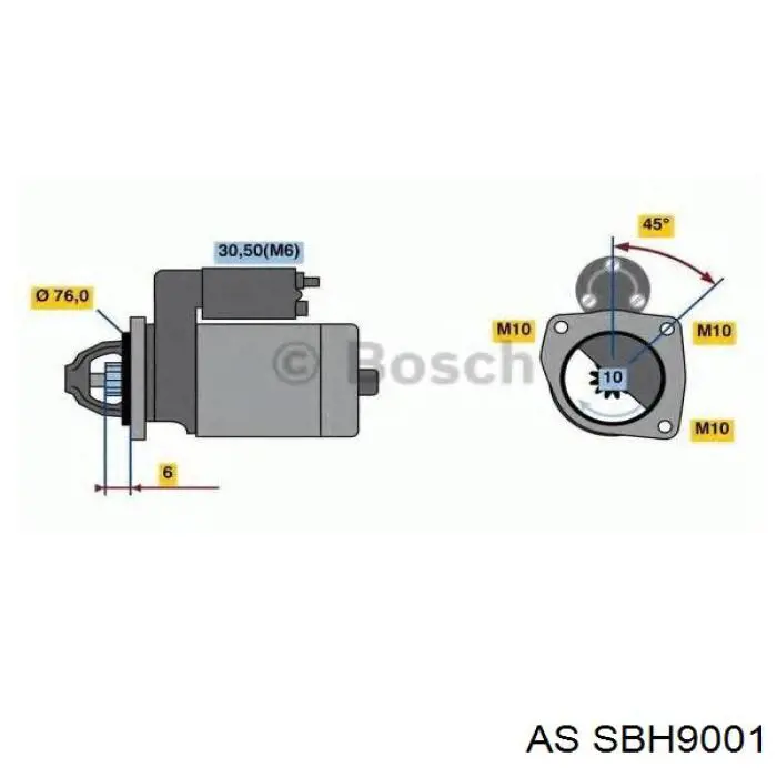 Купить SB353 Ford Щеткодержатель стартера