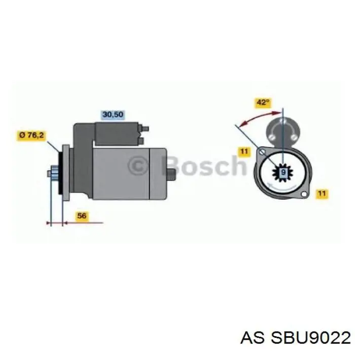 Втулка стартера VAG 20911213 цена, от 1.83 USD