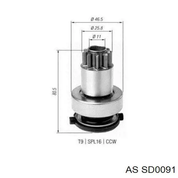  Бендикс AS/Auto Storm SD0091 цена, от 12.71 USD