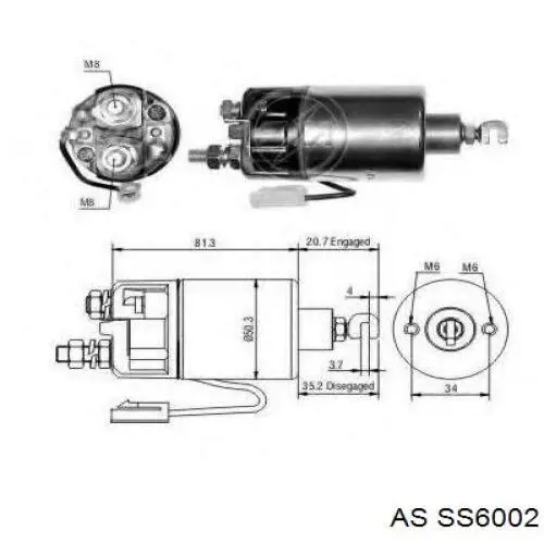 Втягивающее AS/Auto Storm SS6002 цена, от 18.18 USD