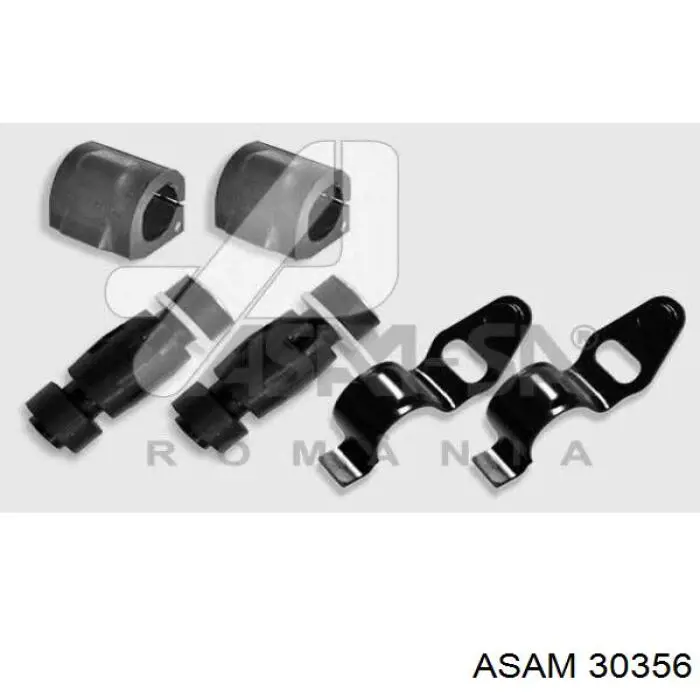 Soporte del estabilizador delantero 30356 Asam