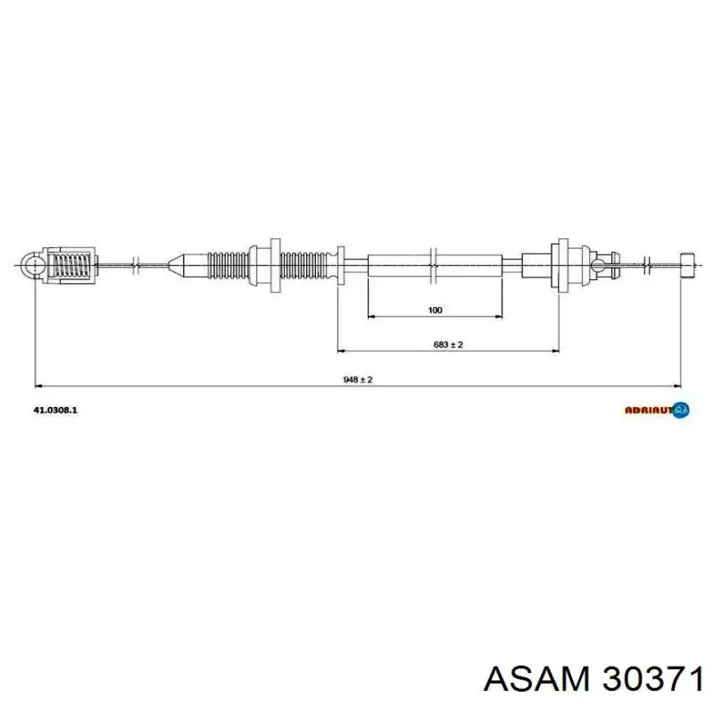 Compre 30371 Asam Cabo/pedal de gás (de acelerador)