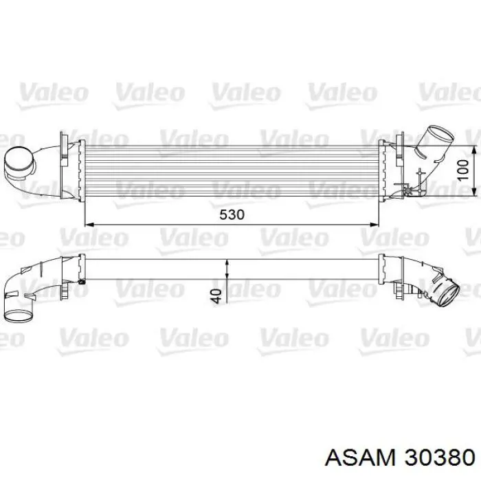 Левая полуось 30380 Asam