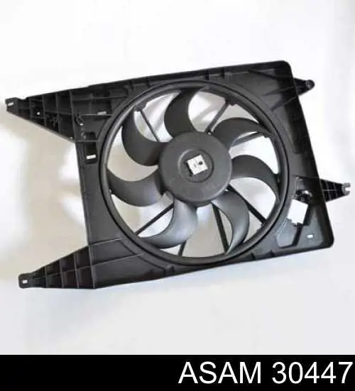 30447 Asam диффузор радиатора охлаждения, в сборе с мотором и крыльчаткой