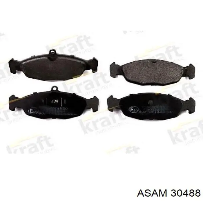 Передние тормозные колодки 30488 Asam