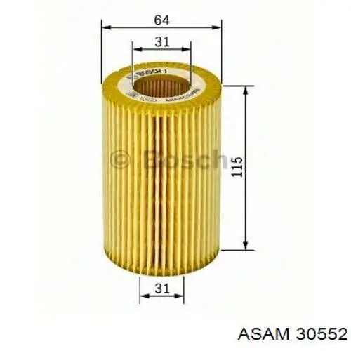 Купить 30552 Asam Фильтр центробежный очистки масла