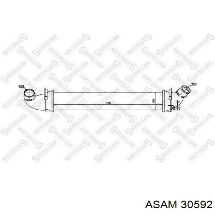 Интеркулер 6001548727 Renault (RVI)