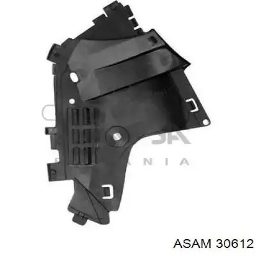 Защита бампера переднего правая 30612 Asam