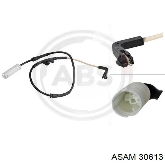Защита бампера переднего левая Asam 30613