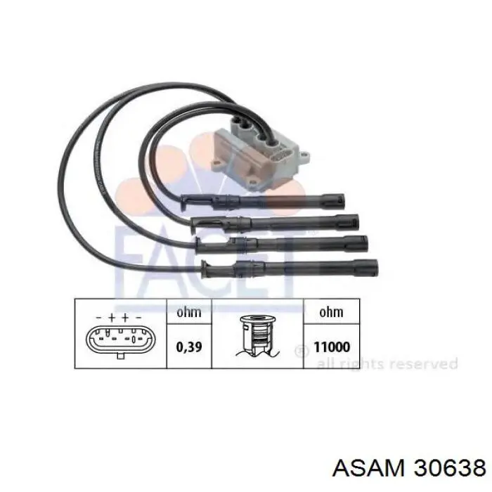 Купить 30638 Asam Катушка зажигания