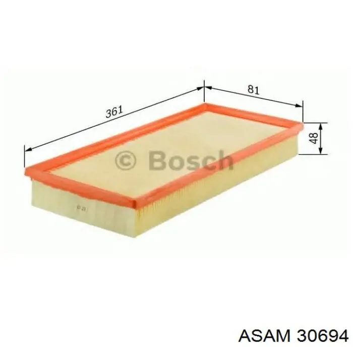 Воздушный фильтр 30694 Asam