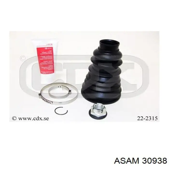 Пыльник ШРУСа наружный 30938 Asam