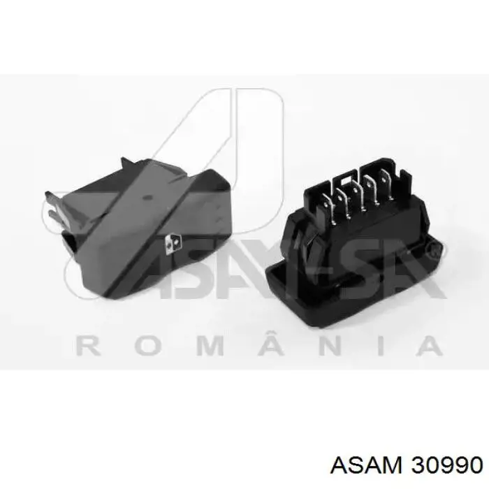 Кнопка включения мотора стеклоподъемника центральной консоли Asam 30990