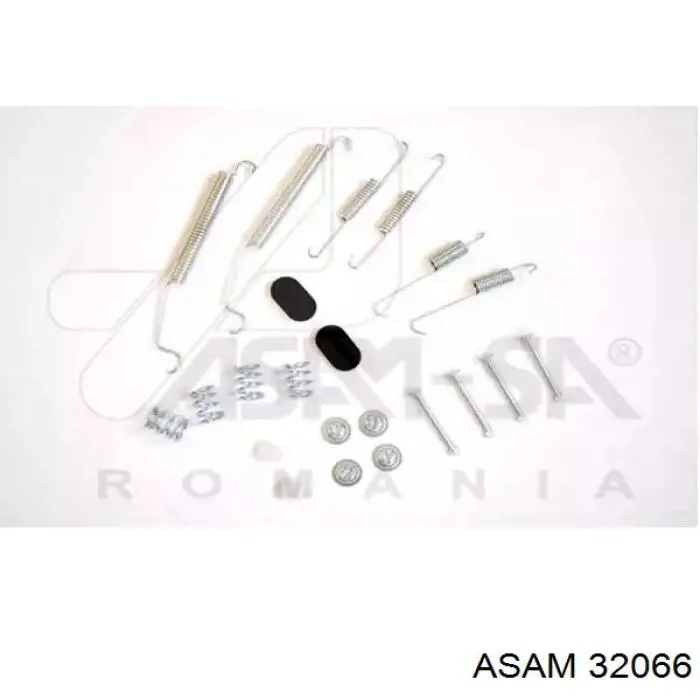 32066 Asam монтажный комплект задних барабанных колодок