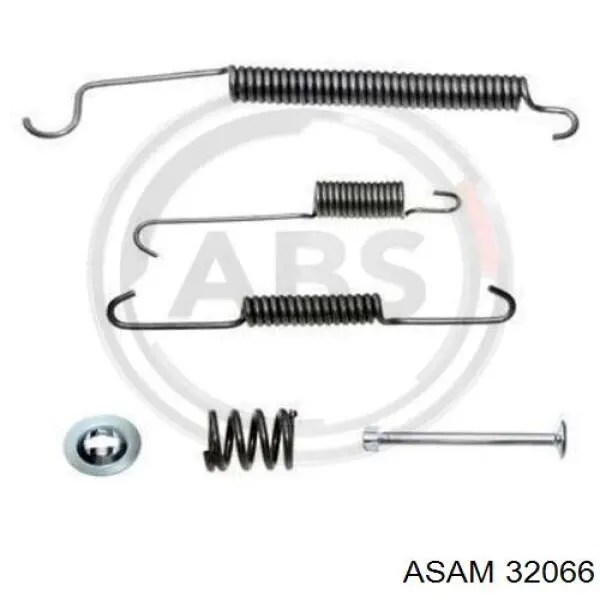 Kit de montaje, zapatas de freno traseras 32066 Asam