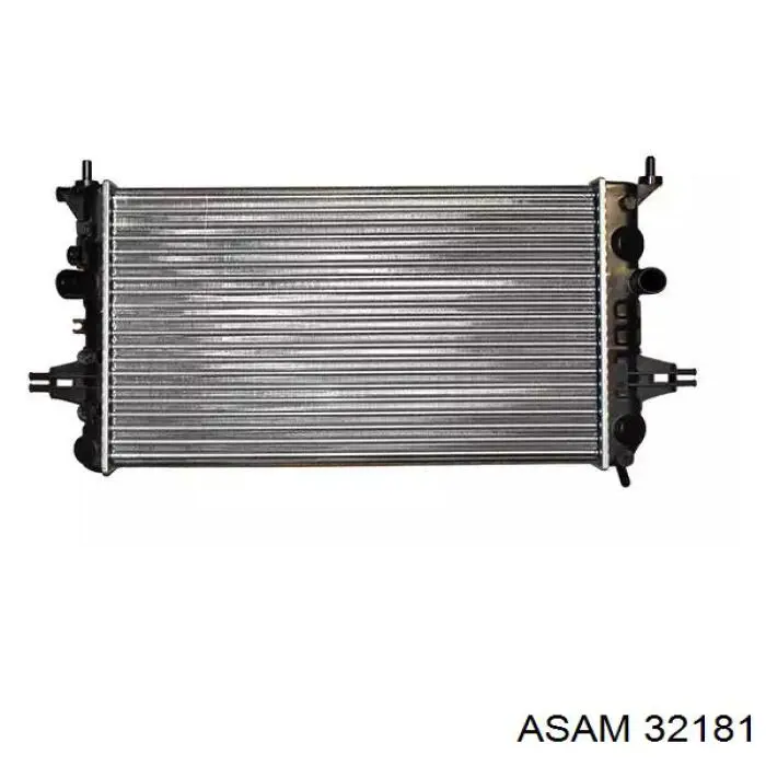 Radiador refrigeración del motor 32181 Asam