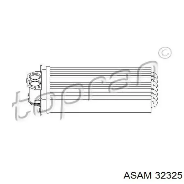 Радиатор печки 32325 Asam