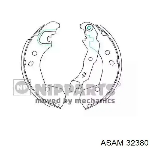 Купить 32380 Asam Задние барабанные тормозные колодки