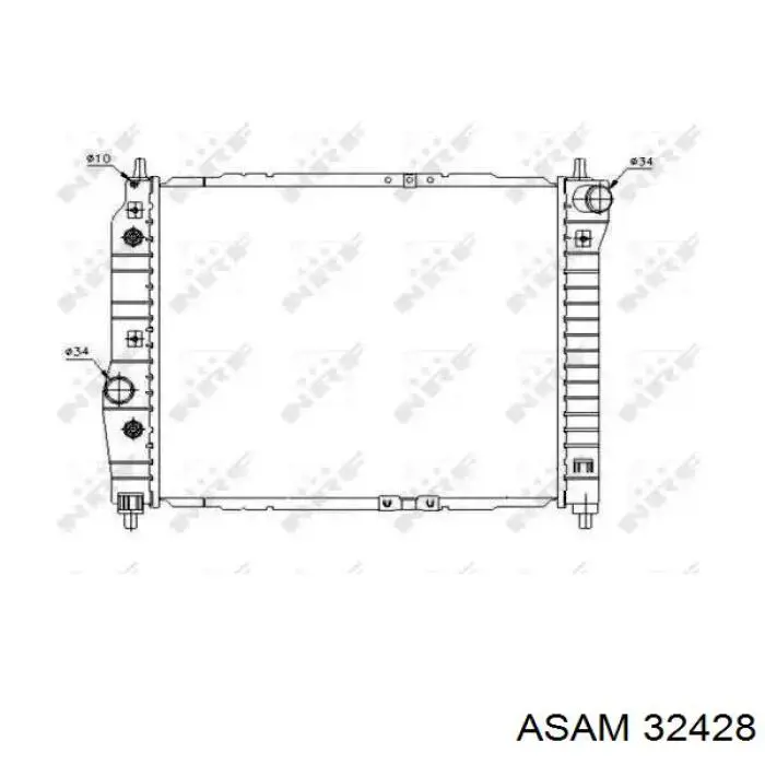 32428 Asam радиатор