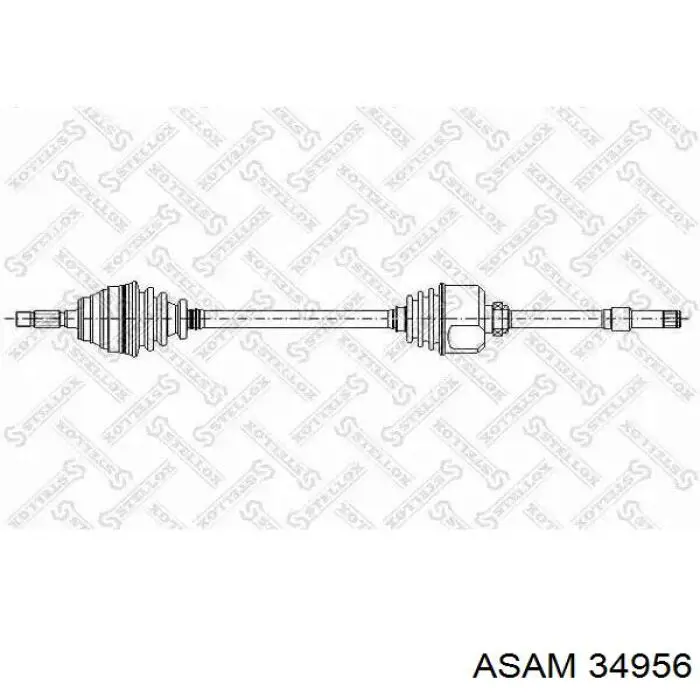 Привод передний левый Asam 34956 цена, от 73.51 USD