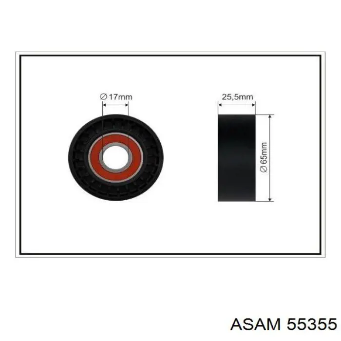 Задние дисковые колодки Asam 55355