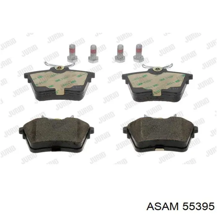 Sapatas do freio traseiras de disco Asam 55395 preço, a partir de 37,51 USD