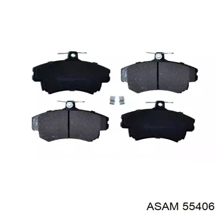 55406 Asam колодки тормозные передние дисковые