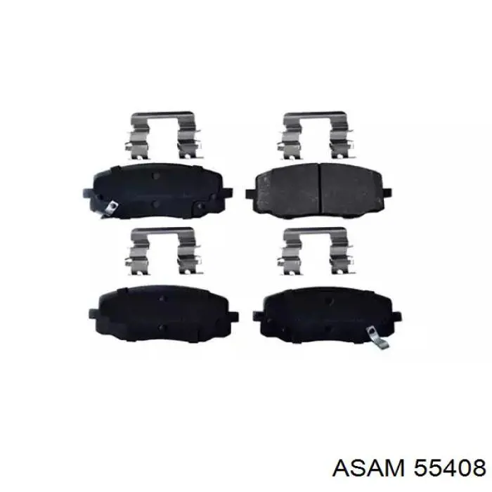 55408 Asam колодки тормозные передние дисковые