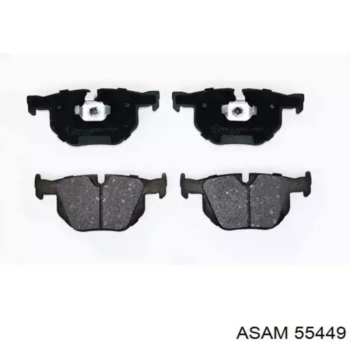 Задние тормозные колодки 55449 Asam