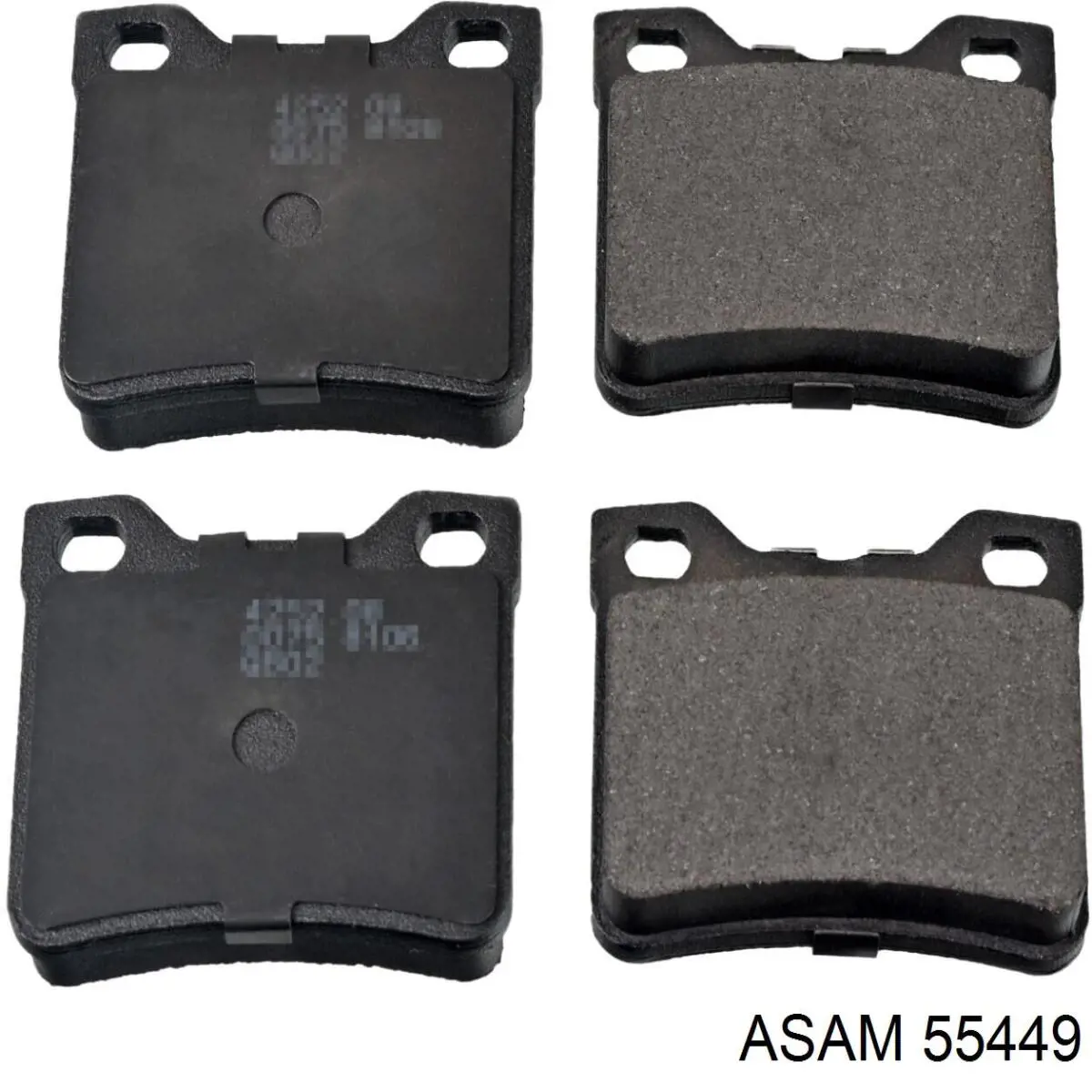 Колодки тормозные задние дисковые ASAM 55449