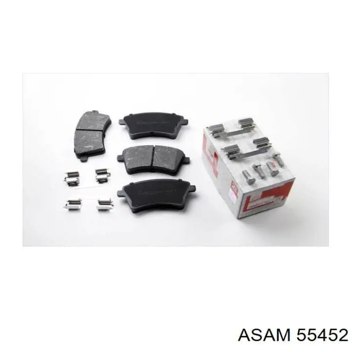 Передние тормозные колодки 55452 Asam