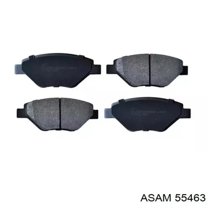 55463 Asam колодки тормозные передние дисковые