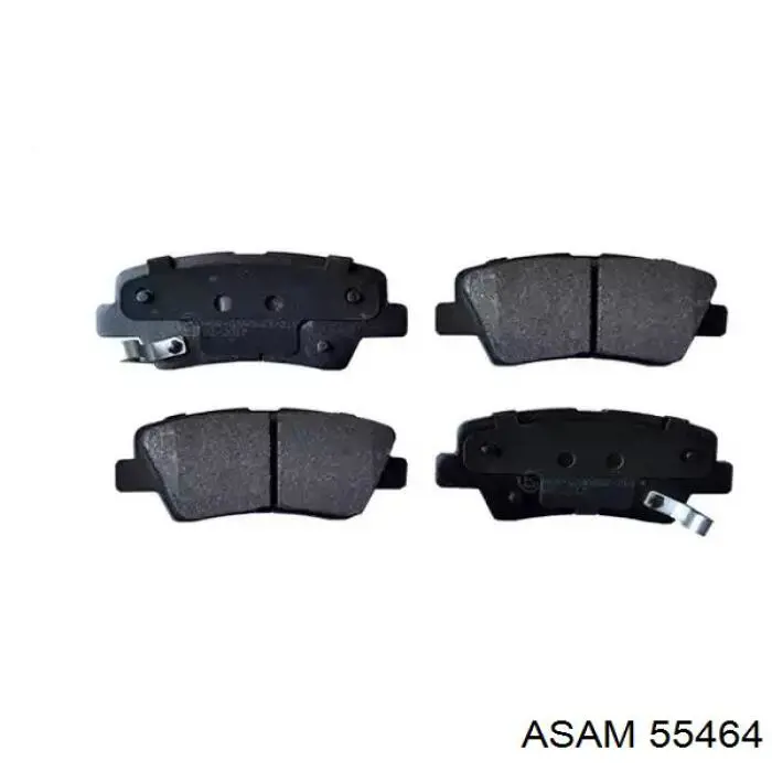 Колодки тормозные задние дисковые ASAM 55464