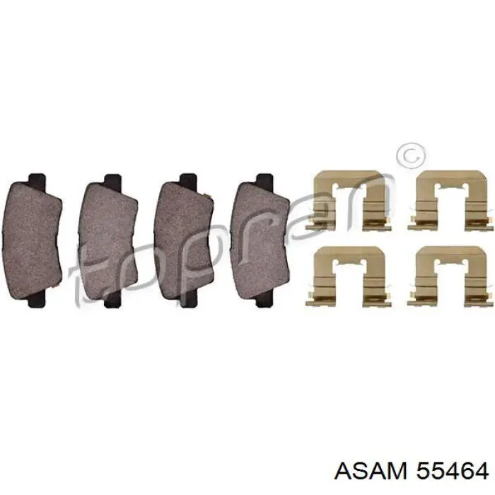 Колодки дисковые  Asam 55464 цена, от 10.57 USD