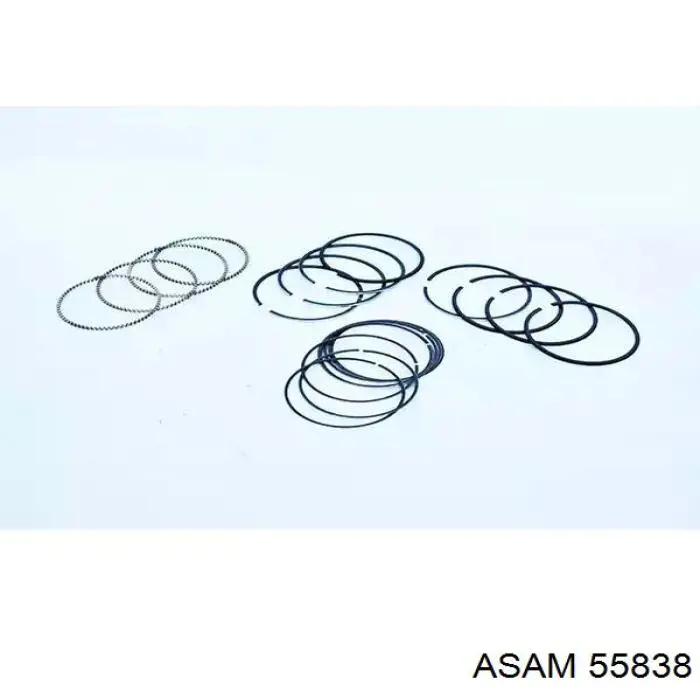55838 Asam кольца поршневые на 1 цилиндр, std.