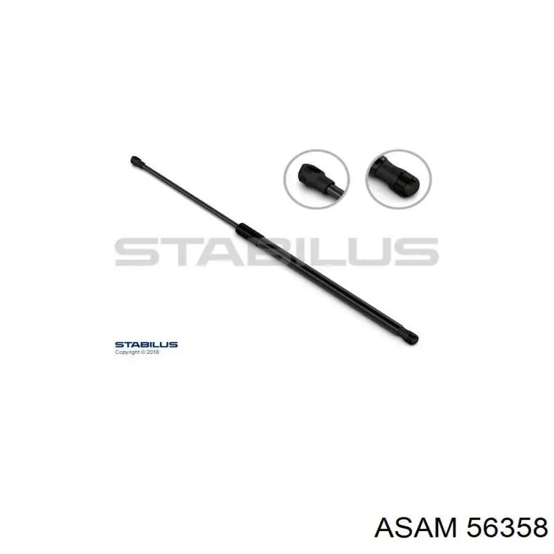 Амортизатор задней двери Asam 56358 цена, от 9.31 USD