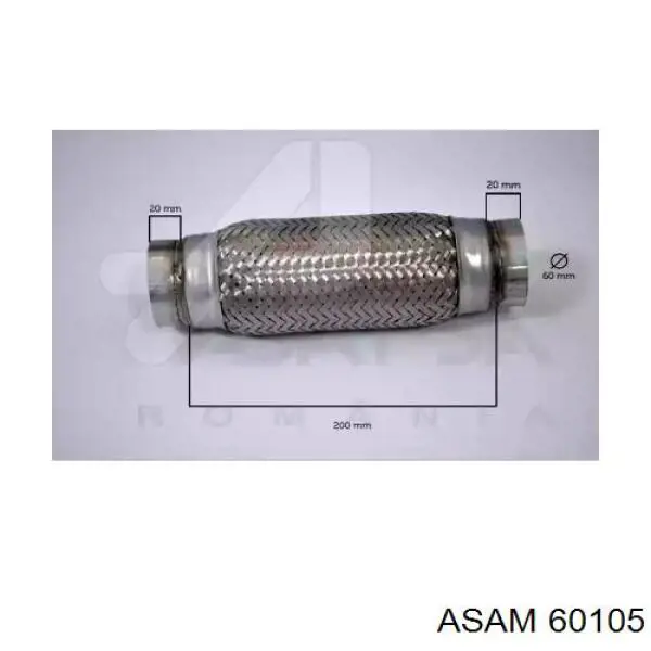 Купить 60105 Asam Гофротруба выхлопной системы