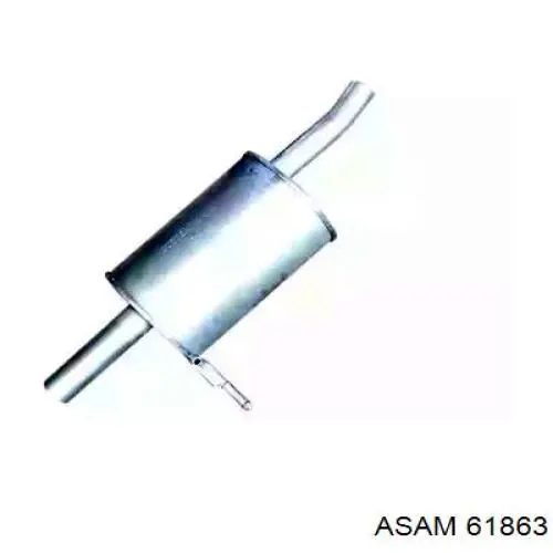 Выхлоп задний Asam 61863 цена, от 84.84 USD