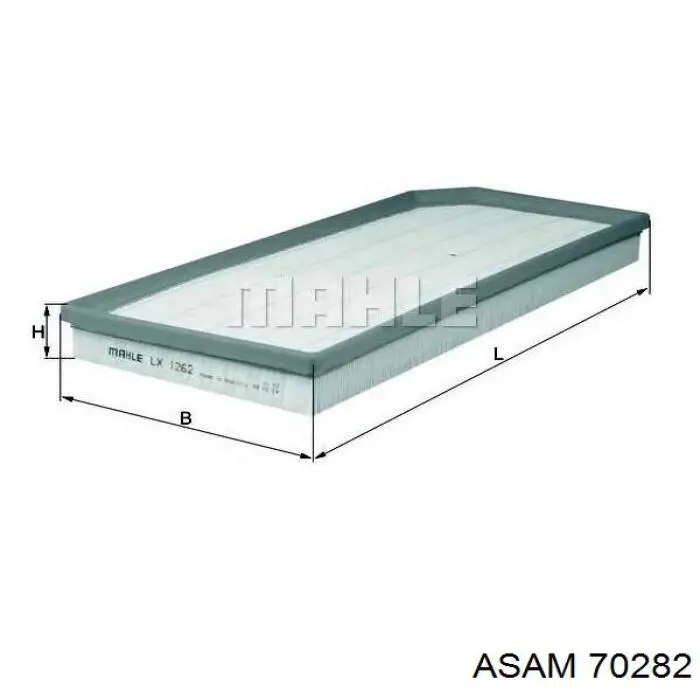 Купить 70282 Asam Автомобильный фильтр воздуха