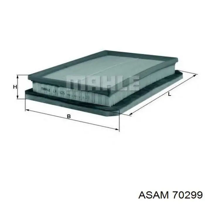 Элемент воздушного фильтра Asam 70299 цена, от 5.48 USD
