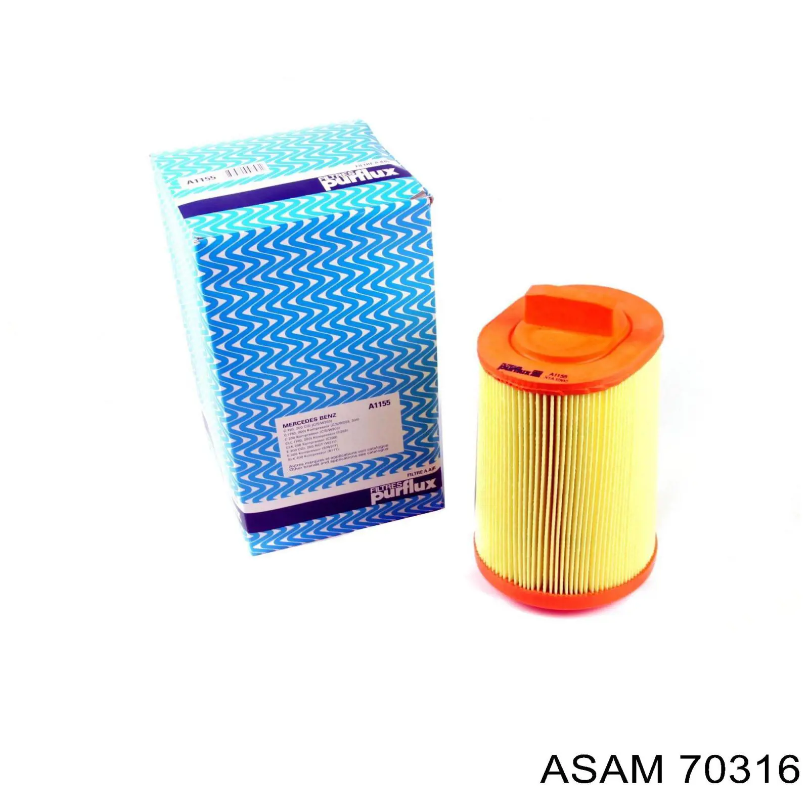 Воздушный фильтр 70316 Asam