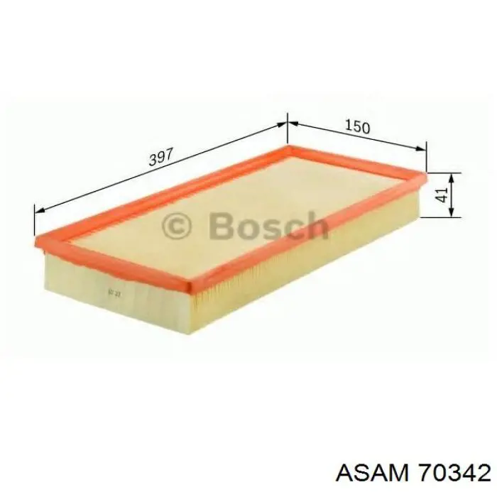 Элемент воздушного фильтра Asam 70342 цена, от 4.55 USD