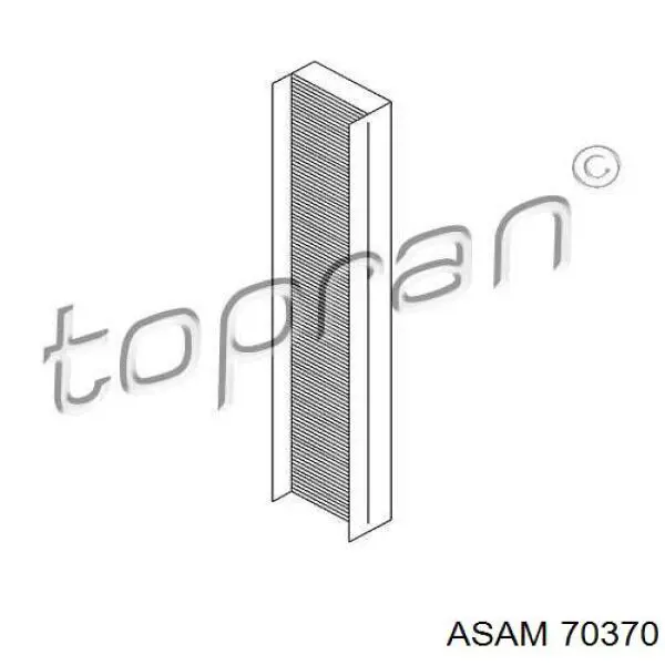 Воздушный фильтр салона Asam 70370