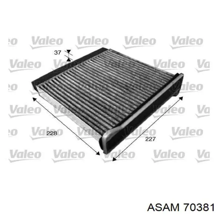 Купить 70381 Asam Фильтр салона угольный