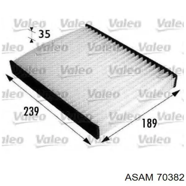 Фильтр салона 70382 Asam